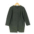 トップショップ TOPSHOP スナップボタンノーカラーコート レディース  34